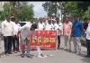 సిపిఐ ఎంఎల్  పార్టీ ఆధ్వర్యంలో కేంద్ర ప్రభుత్వం దిష్టిబొమ్మ దగ్ధం