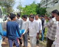 శ్రీ ఇందు ఇంజినీరింగ్ కాలేజీ భవనం పైనుంచి పడి ఒడిశా కార్మికుడు మృతి..