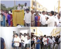 తొర్రూరులో డబుల్ బెడ్ రూమ్ ల పరిశీలన, పలు అభివృద్ధి పనులకు శంకుస్థాపన చేసిన మంత్రి 