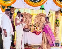 కేసరిగుట్టలో శ్రీ లక్ష్మీ నరసింహస్వామి కళ్యాణం ఘనంగా